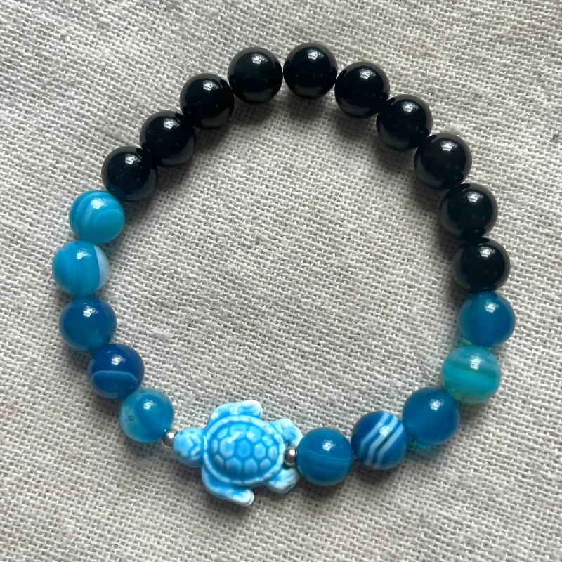 women cuff bracelets -Ocean Serenity Bracelet