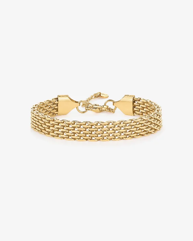 women luxury bangles -Chunky Chain Bracelet