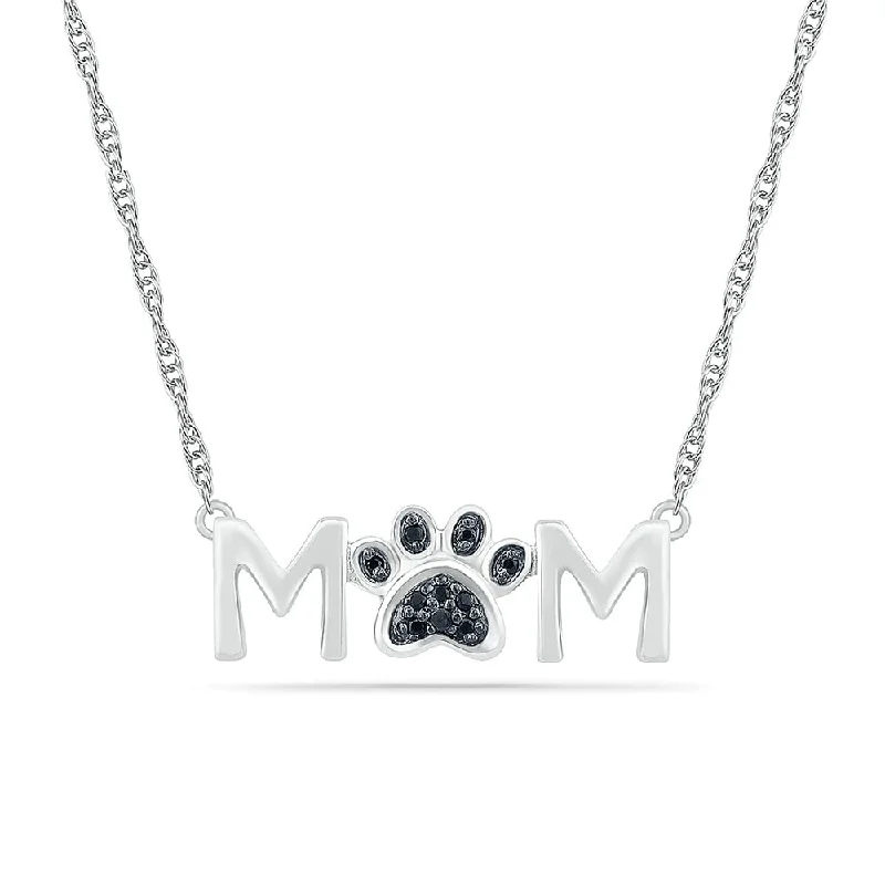 women monogram necklaces -Mother's Day Necklace for Dog or Cat Mom