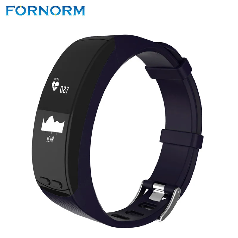 women handmade bracelets -FORNORM Bluetooth 4.0 P5 Smart Bracelet GPS Positioning Heart Rate