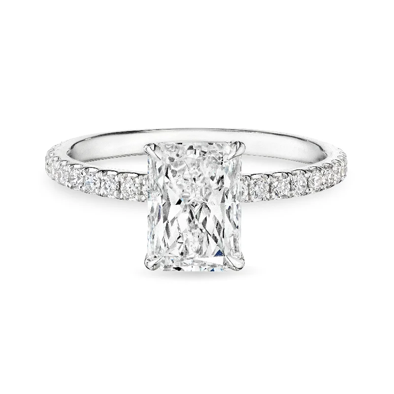 women art deco rings -Cushion Diamond Ring, 1.5 CT