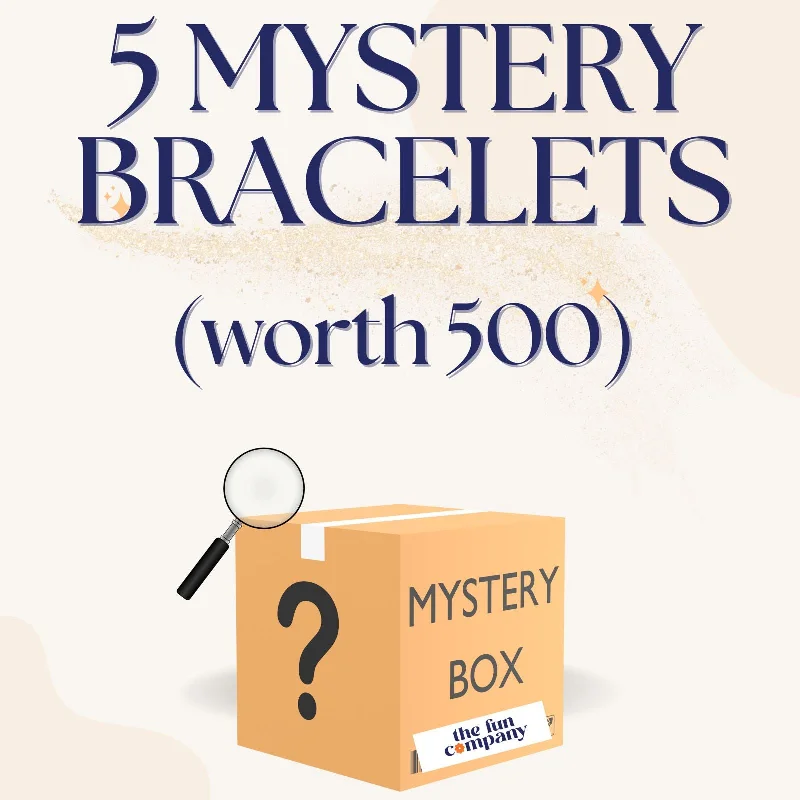 women adjustable charm bracelets -TFC 5 Bracelets Mystery Box