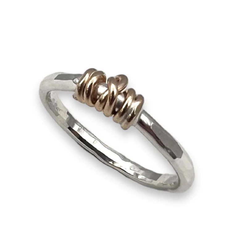 women romantic rings -1036 - Knotty Wrap Ring