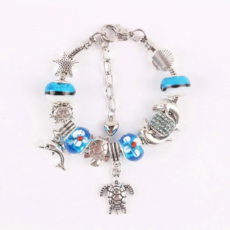 women jewelry bangles -Fashion Jewelry Turtle/Starfish/Dolphin Bracelet