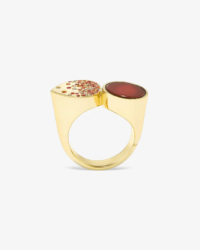 women yellow gold rings -Oera ring