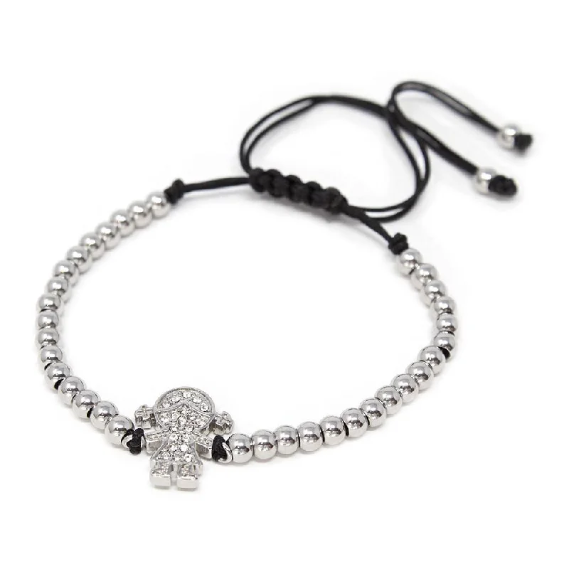 women boho bracelets -Stainless St Adjustable Bracelet Girl