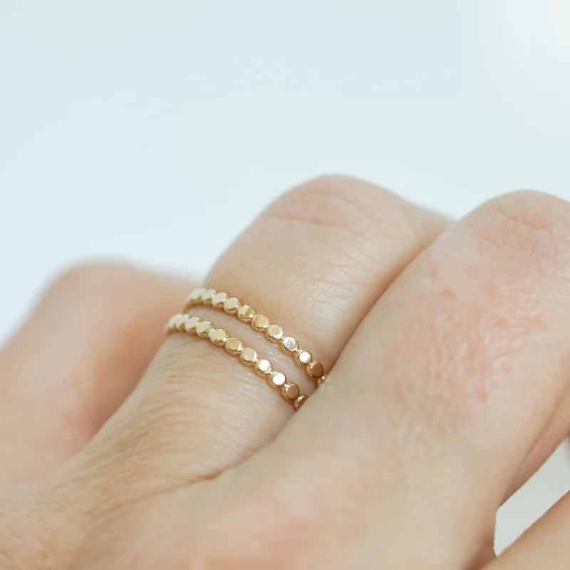 women affordable engagement rings -GOLD-FILLED SPARKLE RING