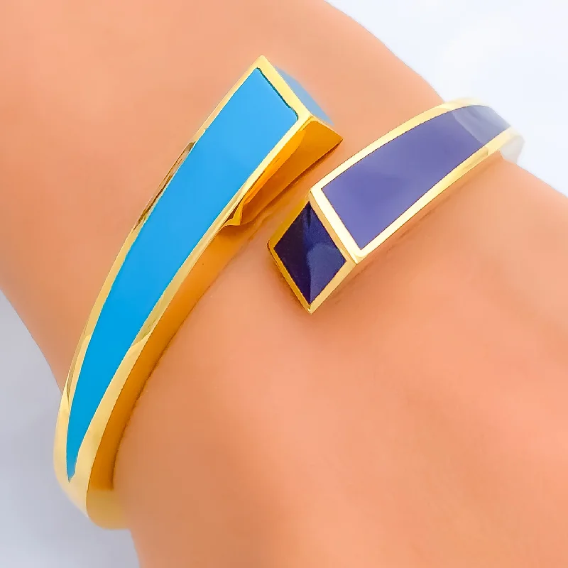 women wedding bracelets -Stunning Artistic 21k Gold Bangle Bracelet