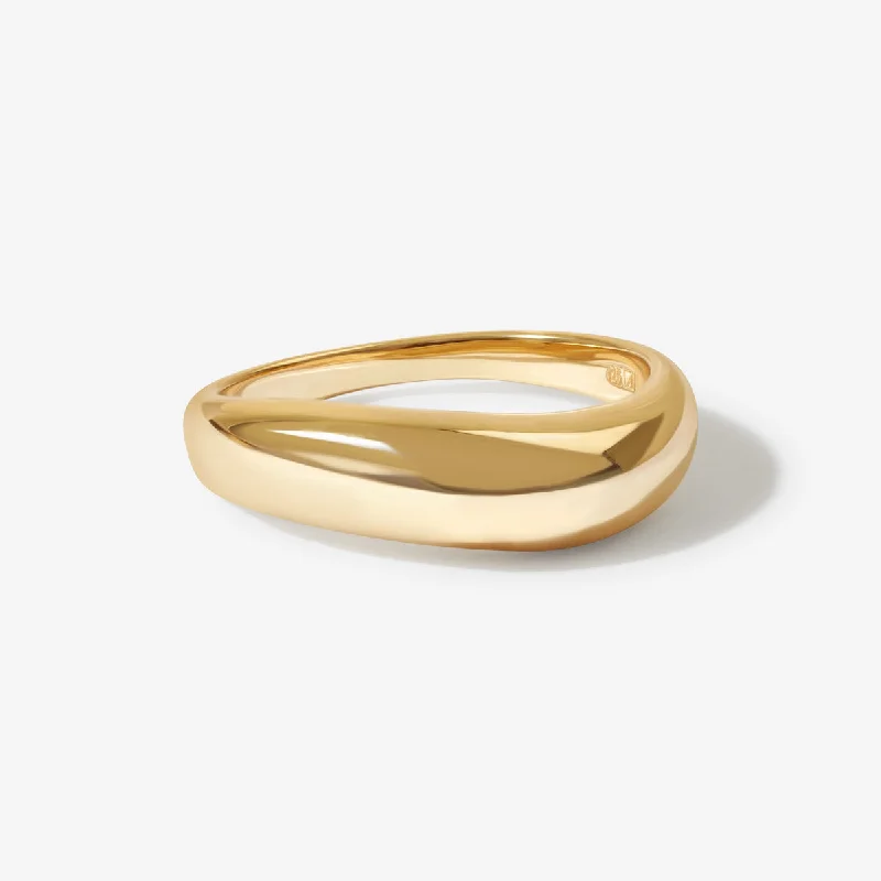 women bold statement rings -Helios organic ring