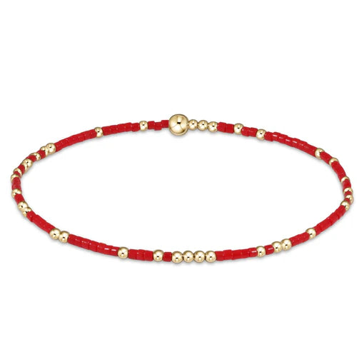 women large bangles -hope unwritten bracelet - bright red