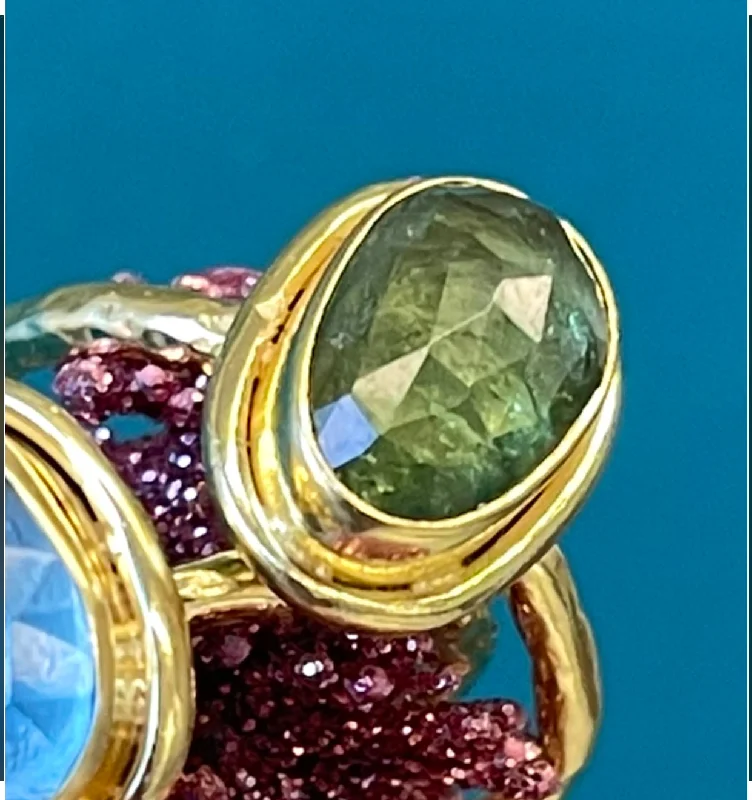 women luxury rings -Candy Gemstone Ring