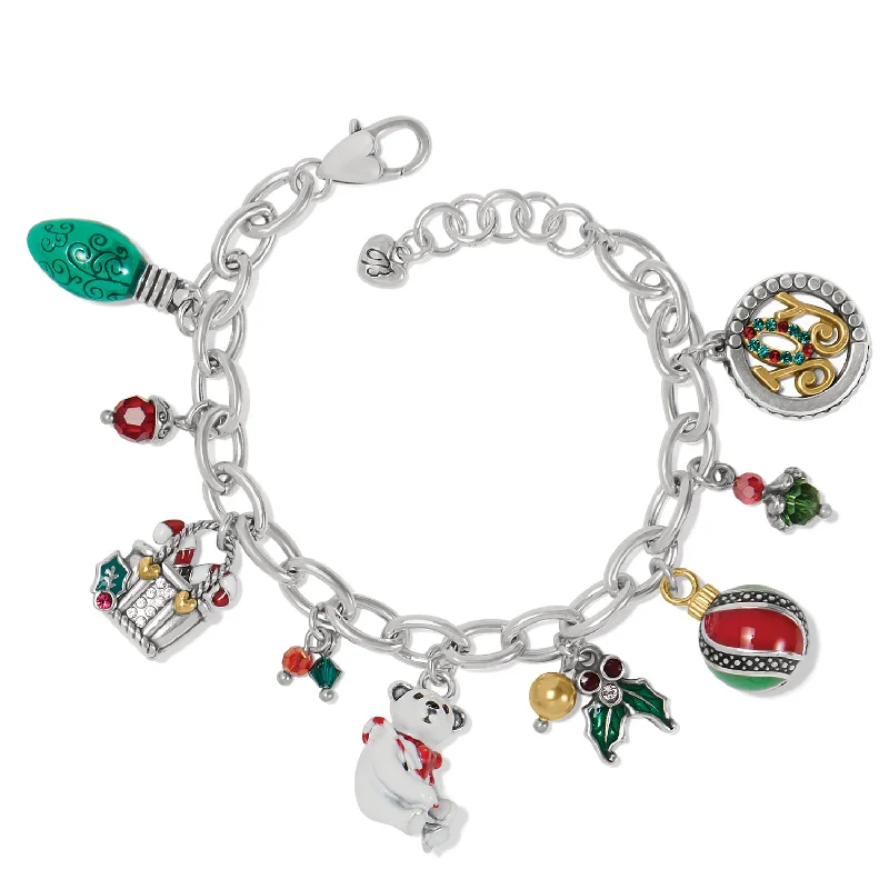 women friendship bracelets -Christmas Is Coming Charm Bracelet - JF0137